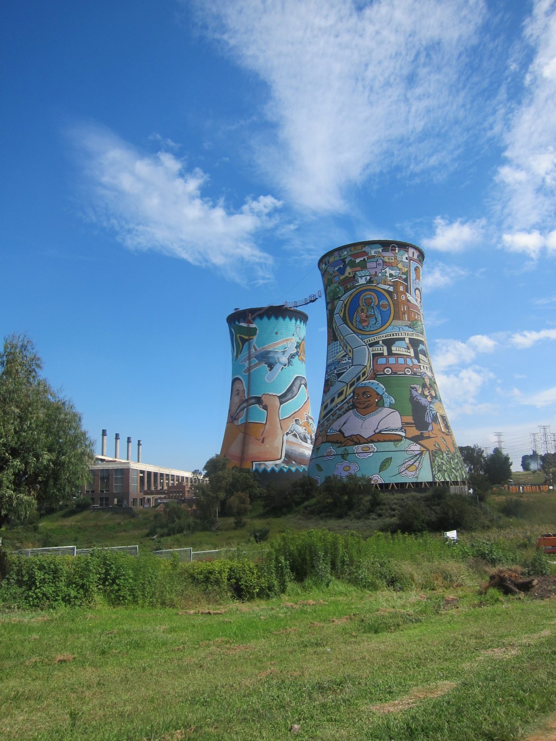 Cooling towers Orlando, Soweto, Johannesburg.