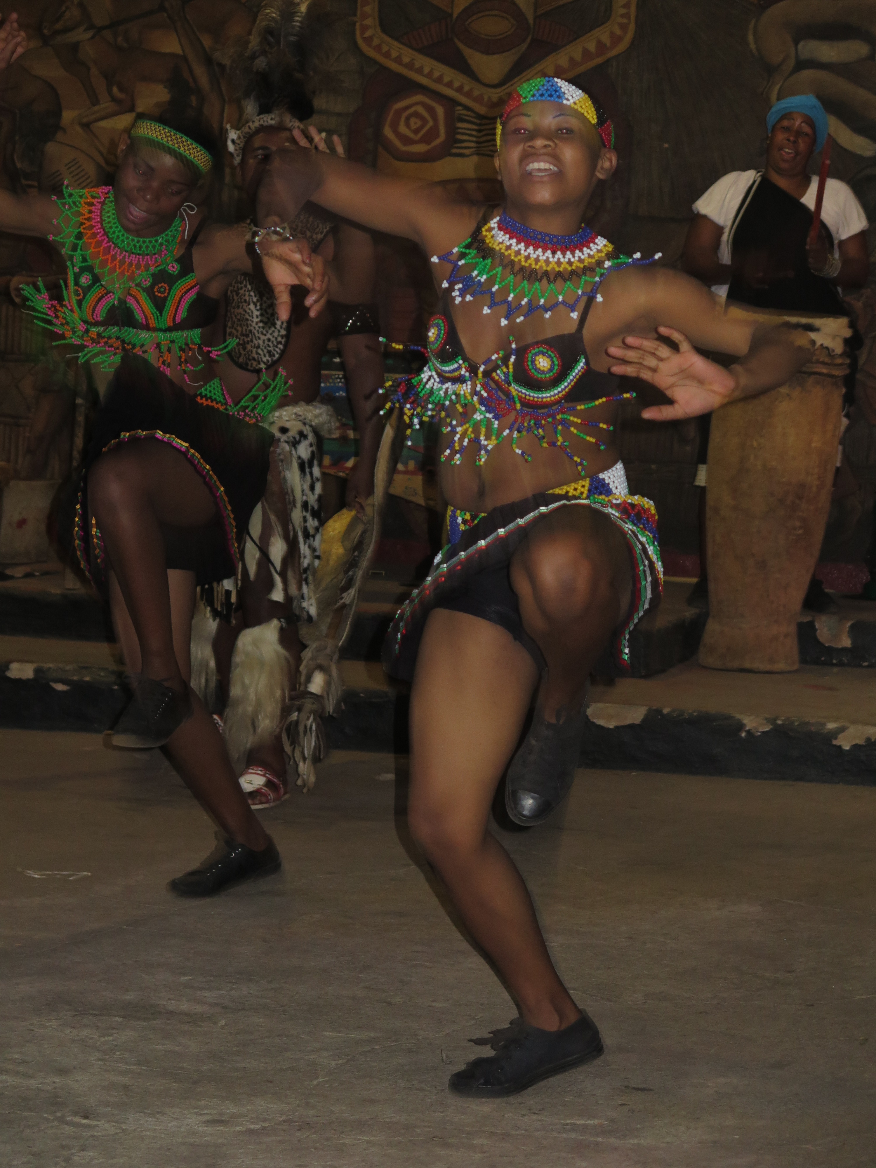 Zulu girl dancing