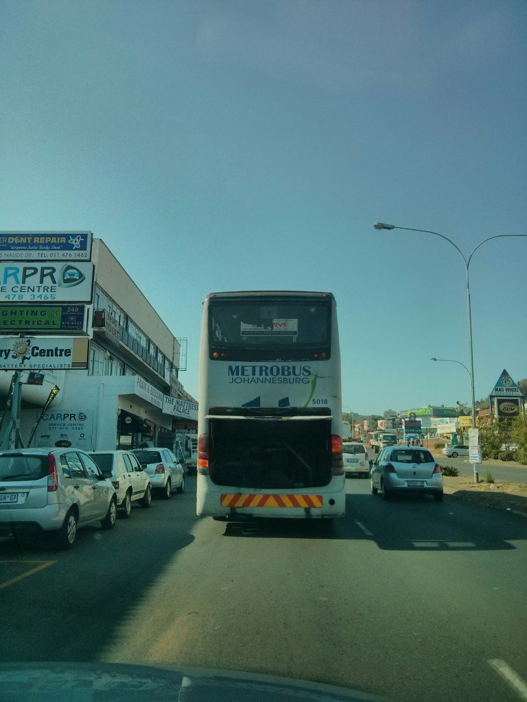Ever wanted to see what the inside of the backside of a bus looks like?