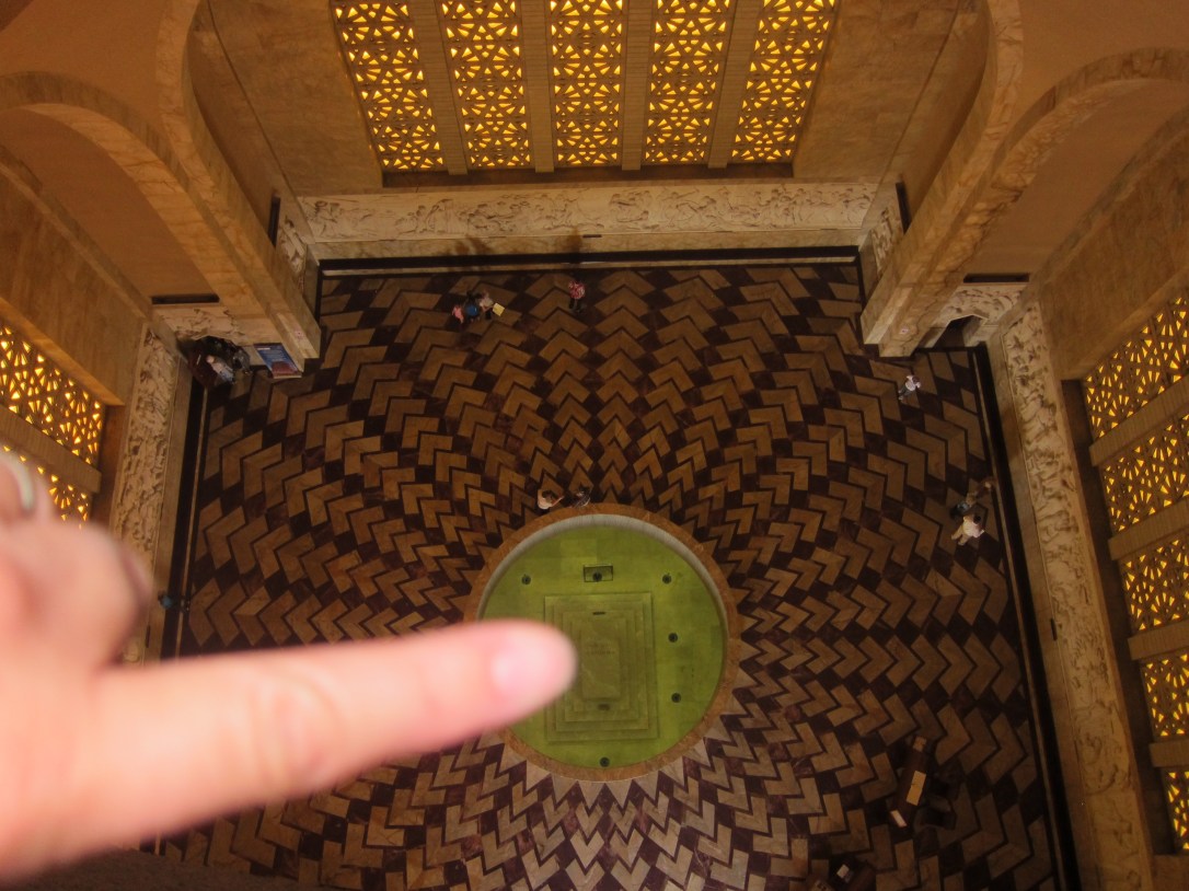 inside the voortrekker monument Pretoria commemorating the great trek