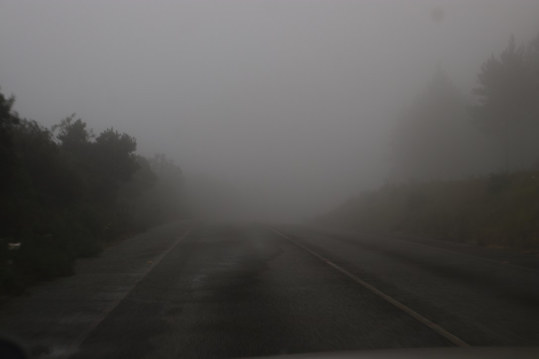 Panorama Route Mpumalanga South Africa mist rolling in