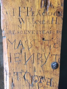 Castle of Good Hope Cape Town South Africa Prison Cell Names carved